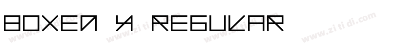 Boxed 4 Regular字体转换